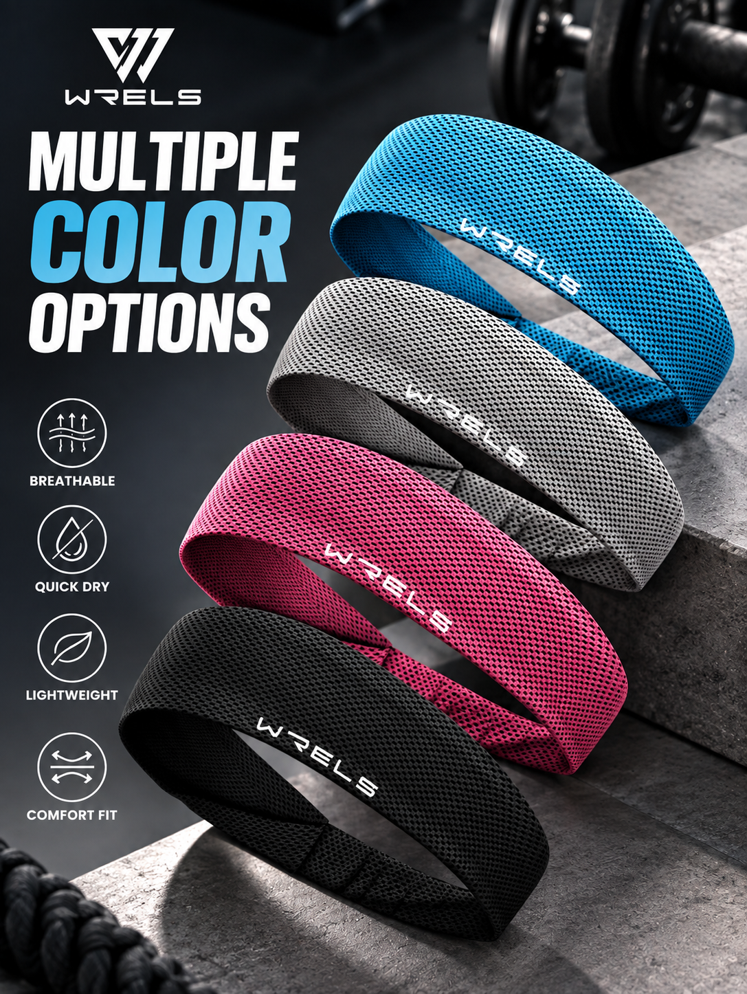 Cinta Fit Antitranspirante para running y tenis