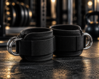 Tobilleras para Polea con Doble Anilla D – Ajustables