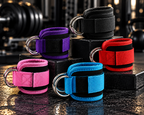 Tobilleras para Polea con Doble Anilla D – Ajustables
