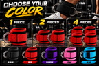 Tobilleras para Polea con Doble Anilla D – Ajustables