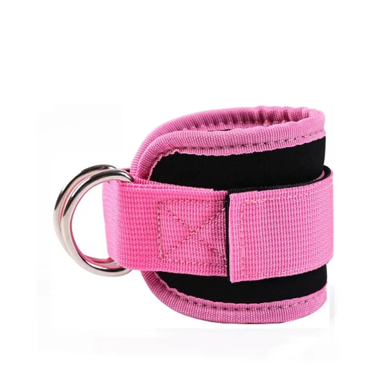 Tobilleras para Polea con Doble Anilla D – Ajustables
