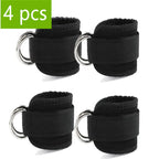 Tobilleras para Polea con Doble Anilla D – Ajustables