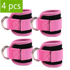 Tobilleras para Polea con Doble Anilla D – Ajustables